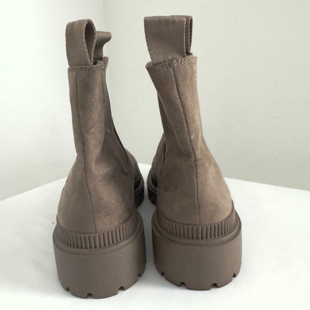H&M Sueded Pull On Booties Sz 40 - Picture 6 of 12